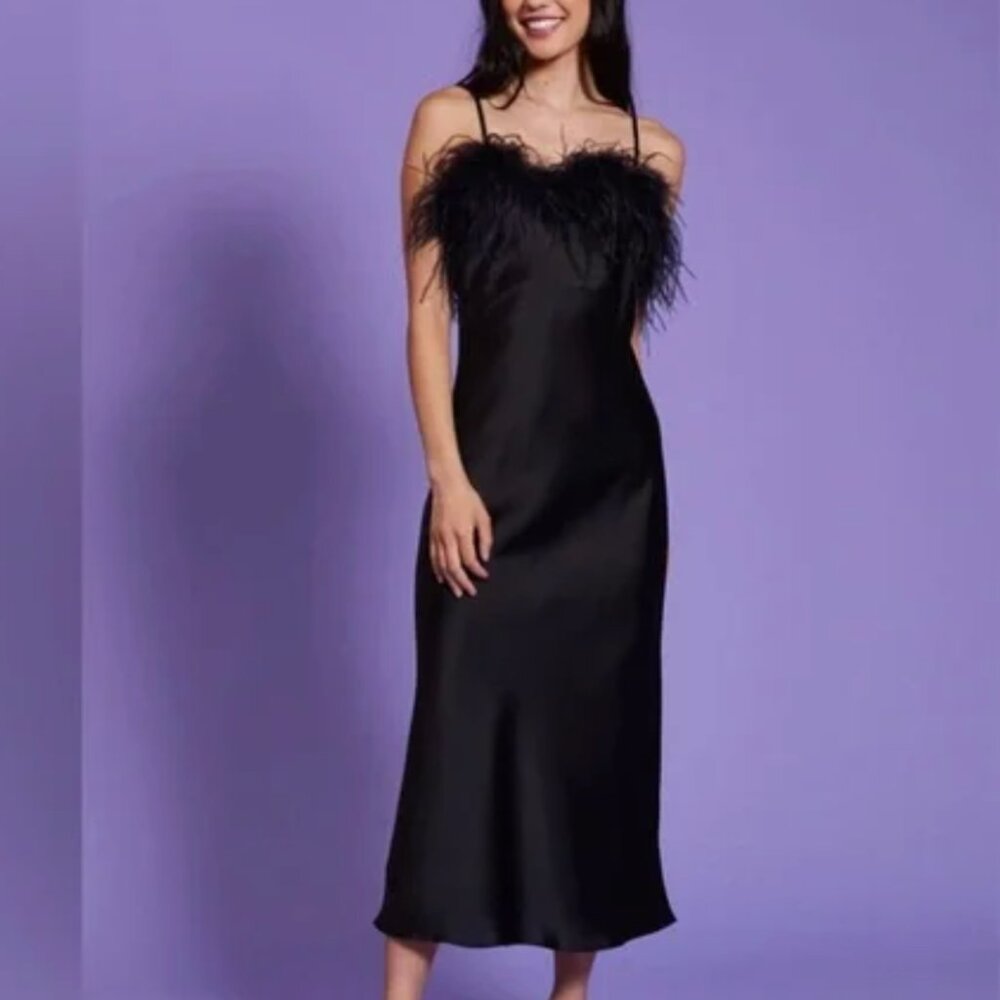 Lucy Paris Flora Feather Dress